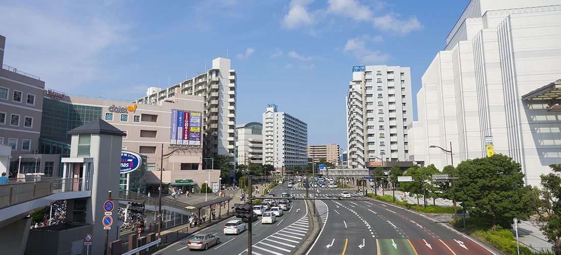 横須賀の街並